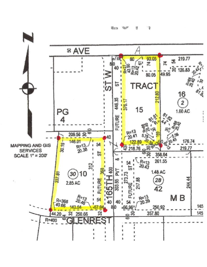 165th St West on Ave A, 5 acres (gross) with power, West Lancaster CA 93536