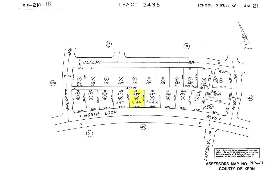 North Loop Blvd-City size lot on the West side of  house at 10421 North Loop Blvd, City of California City, CA 93505